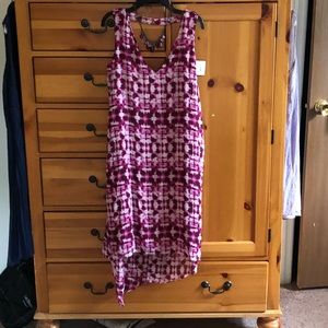 NWT, size 4, purple n pink dress